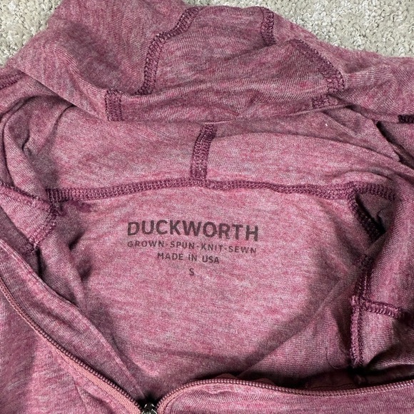 Duckworth Rambouillet Merino Blend 1/4 Zip Long Sleeve Womens Size Small - Picture 5 of 6